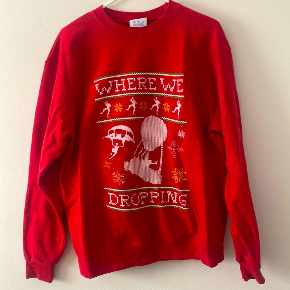 Barstool Sweatshirt “Where We Dropping” Limited Edition - Large